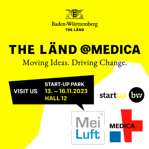 Medica Messe Düsseldorf – Visit us at the Start-up Park